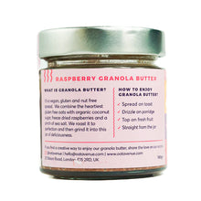Load image into Gallery viewer, Oat Avenue Raspberry Granola Butter