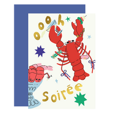 Load image into Gallery viewer, Christmas card 2025 - A Christmas soirée U.K greeting card