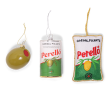 Load image into Gallery viewer, Perelló Olives Glass Christmas Decoration, 10cm