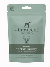 Load image into Gallery viewer, Dog Snacks The Innocent Hound - Grain Free Venison Sausages with Chopped Apple