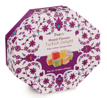 Load image into Gallery viewer, Truede Mixed (Rose, Lemon, Orange & Mint) Turkish Delight 300g