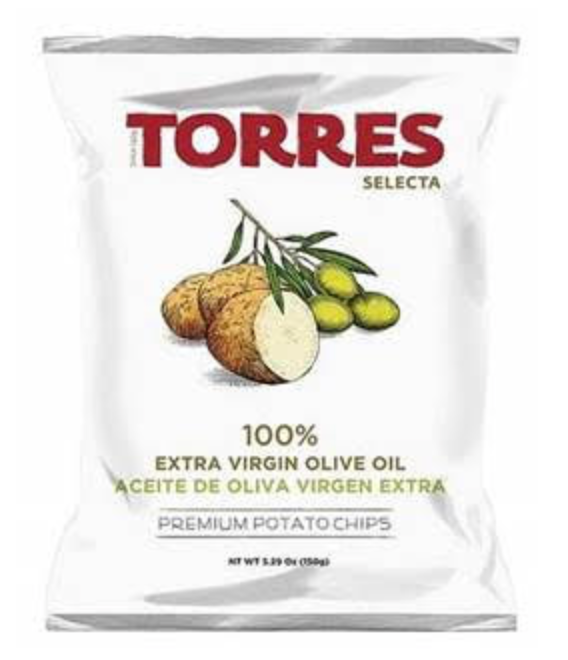 Torres 100% Extra Virgin Olive Oil Crisps, 150g