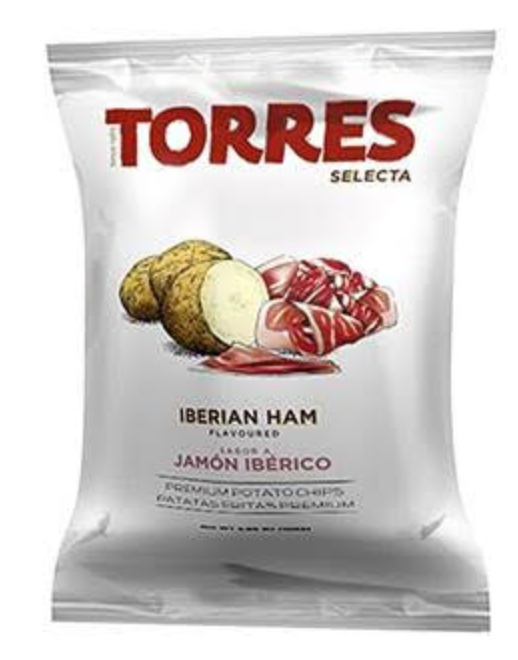 Torres 100% Iberian Ham  Crisps, 150g