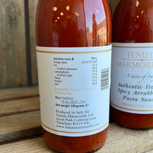 Load image into Gallery viewer, Tenuta Marmorelle Pasta SPICY ARRABBIATA PASTA SAUCE 500ml