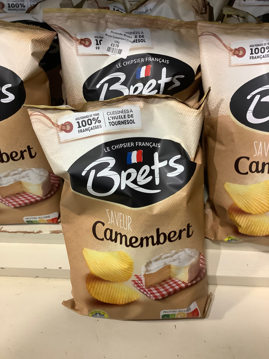 Brets Camembert ridge crisps