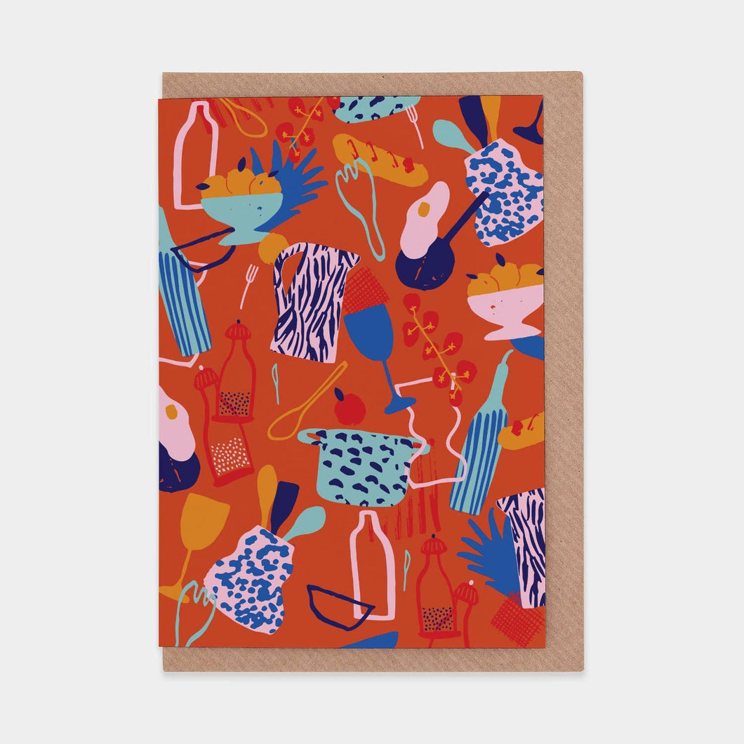 Cooking Greetings Card