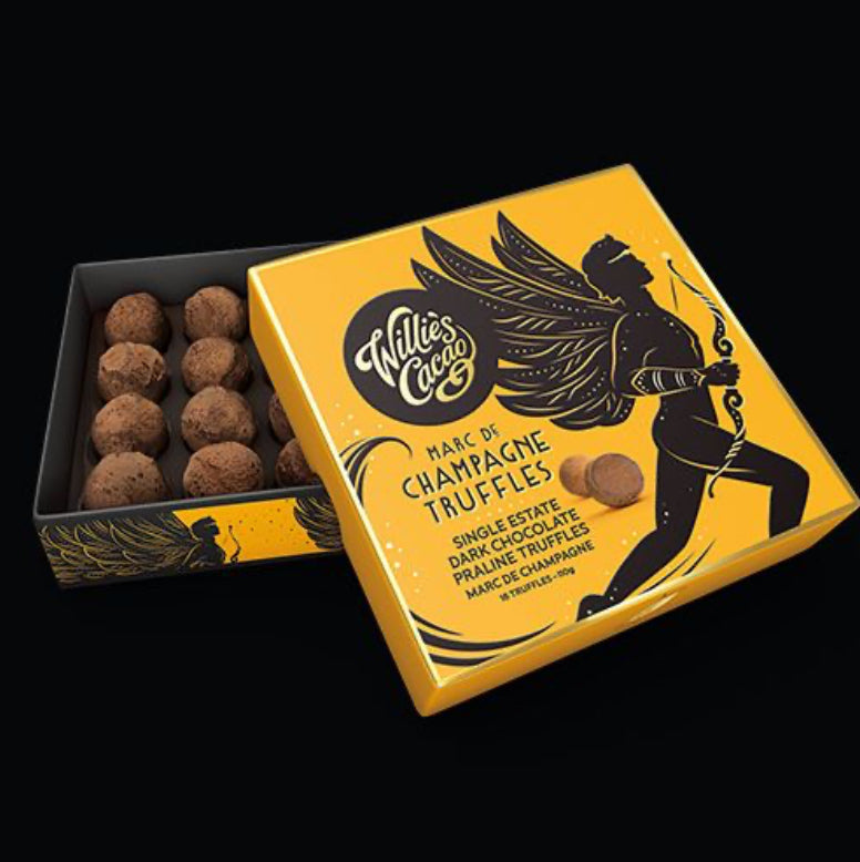 Willie's Cacao Marc de Champagne Truffles