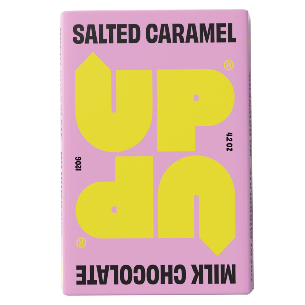 UP UP Salted Caramel Milk Chocolate Bar 120G/4.2OZ