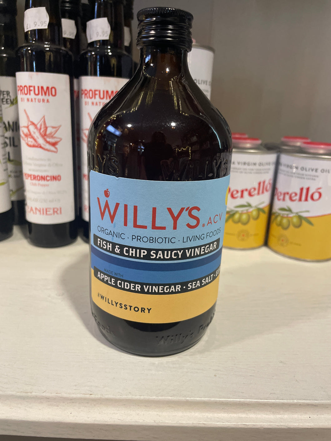 Willy's Live Fish & Chip Saucy Vinegar 500ml