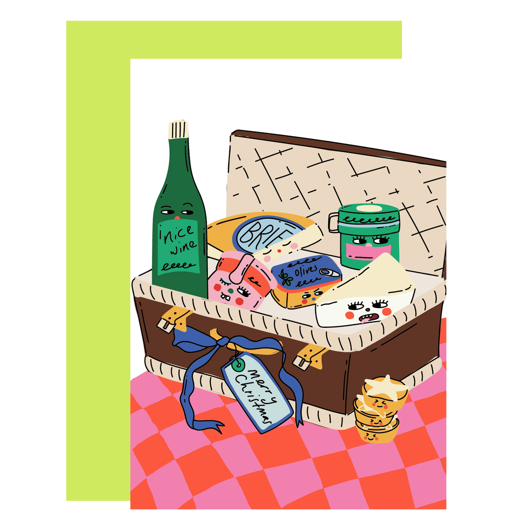 Christmas card 2025 -  ‘Christmas hamper' xmas card
