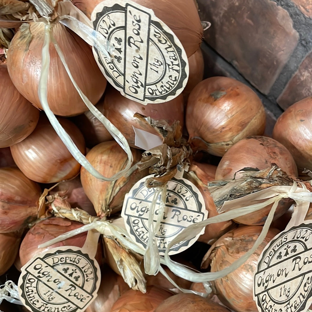Pink Onion String - Onion Johnnies de Roscoff