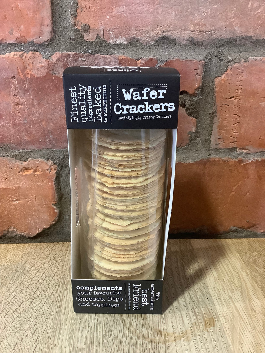 Olinas Wafer Crackers Cracked Pepper