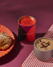 Load image into Gallery viewer, Black Cherry Ocelot drinking choc - Organic dark choc flakes, 200g

