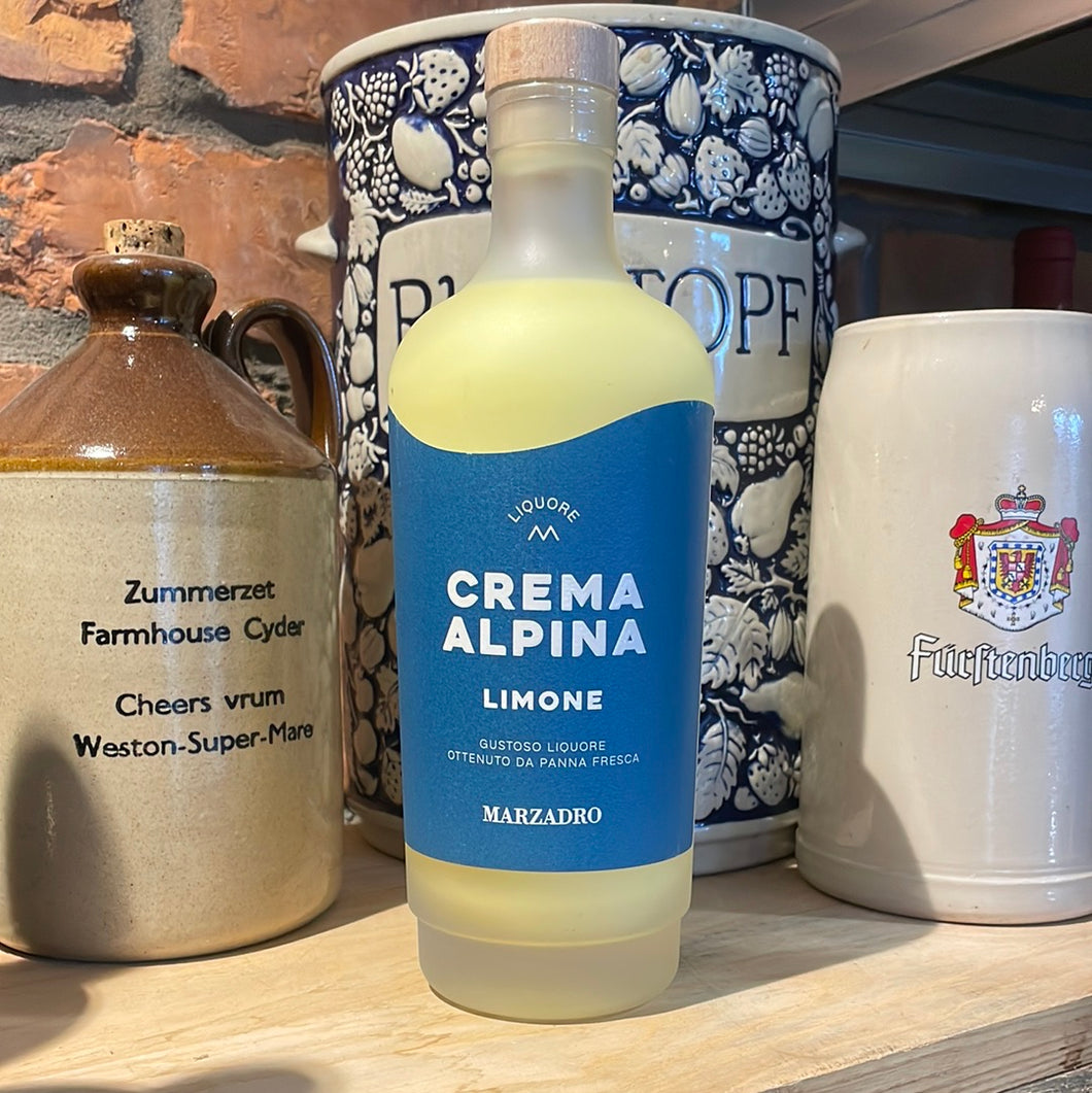 Crema Alpina Limone - Italian Limoncello Cream Liqueur Lemon