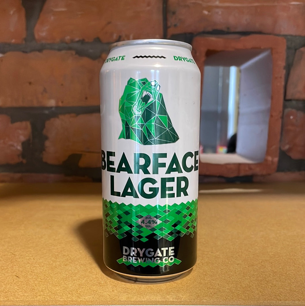 Bearface Lager Drygate Brewery 440ml 4.4%abv