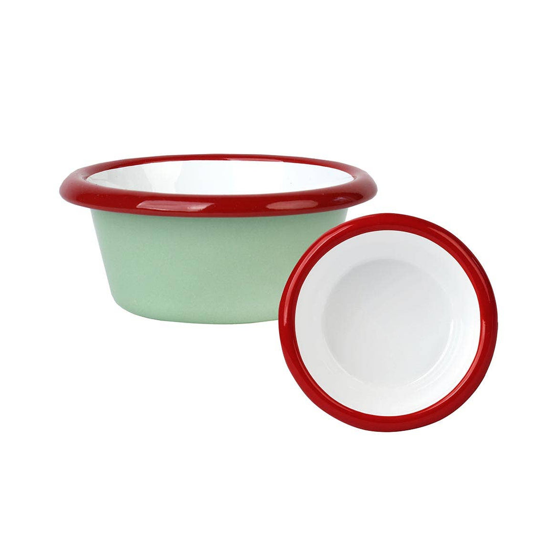 Bon Noel Enamel Green Dip Dish - 8cm