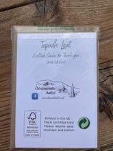 Load image into Gallery viewer, Deanamharts Arts ‘Tapadh Leat’ (Thank you) Greetings Card x 4 Pack
