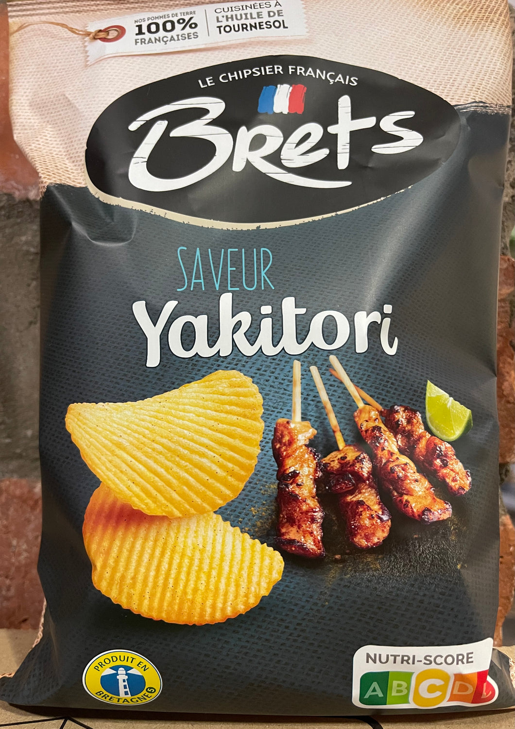 Brets Yakatori Ridged crisps