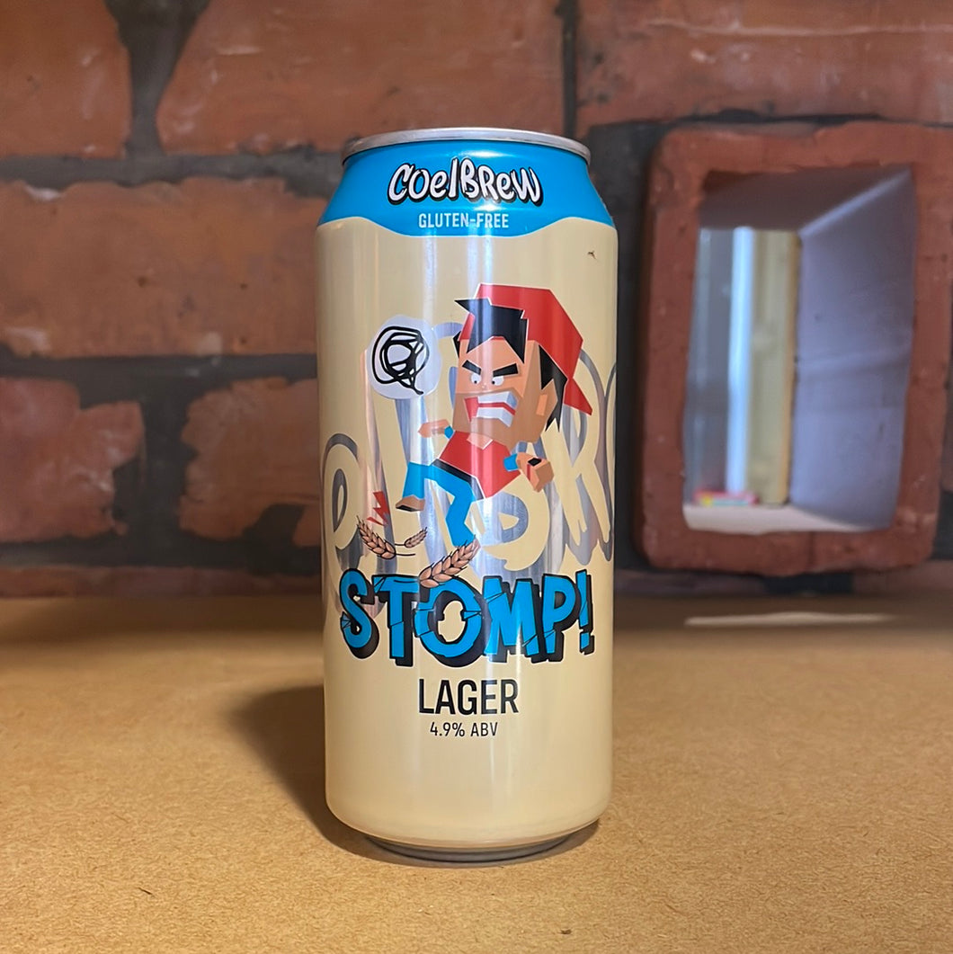 Coel Brew STOMP Gluten Free Lager 440ml 4.9%abv