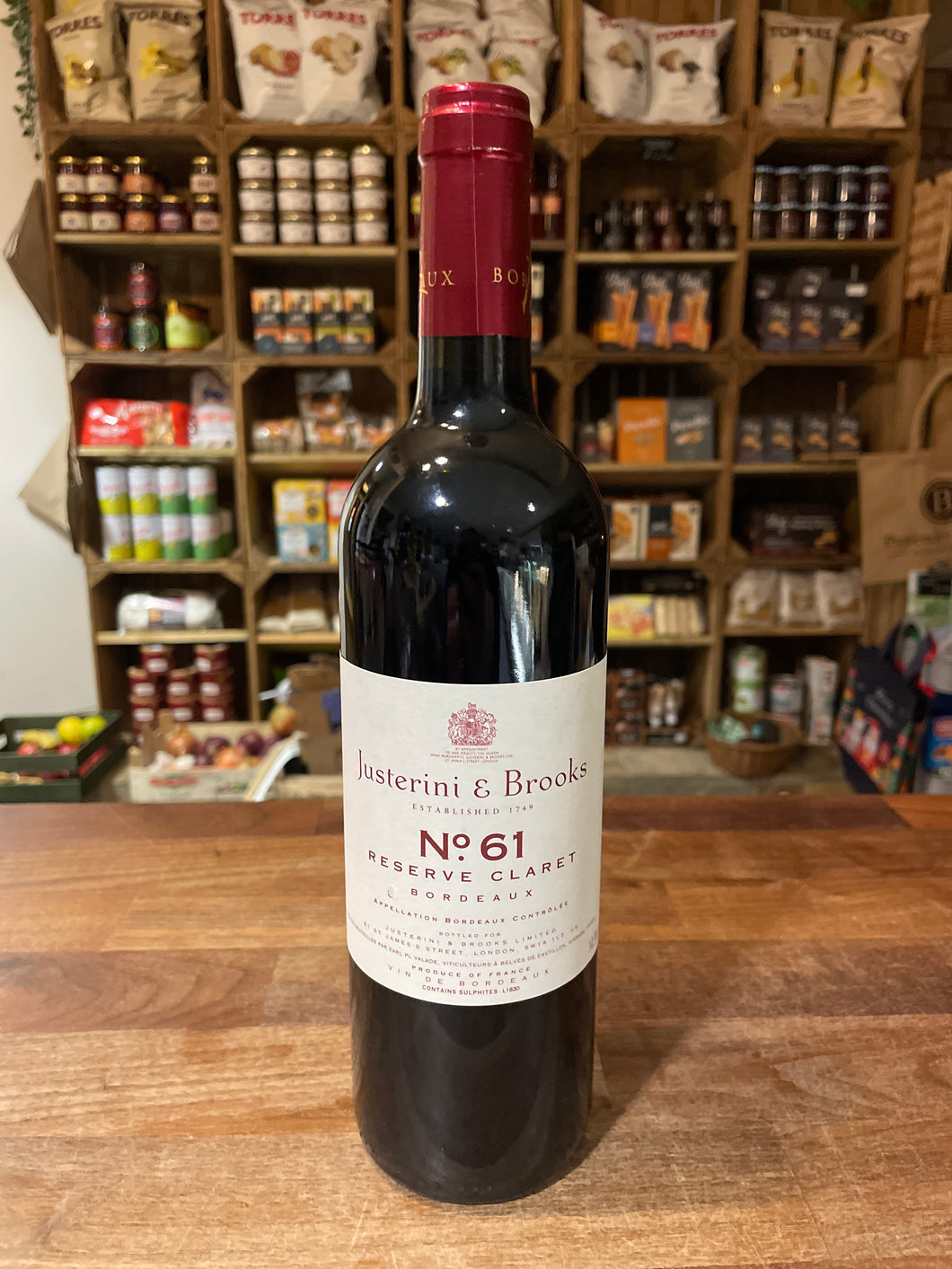 Justerini & Brooks No.61 Reserve Claret 14.5% 75cl