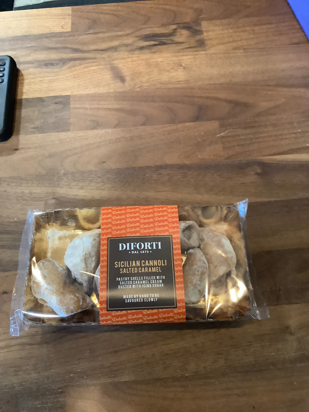 Diforti Sicilian Cannoli - Salted Caramel