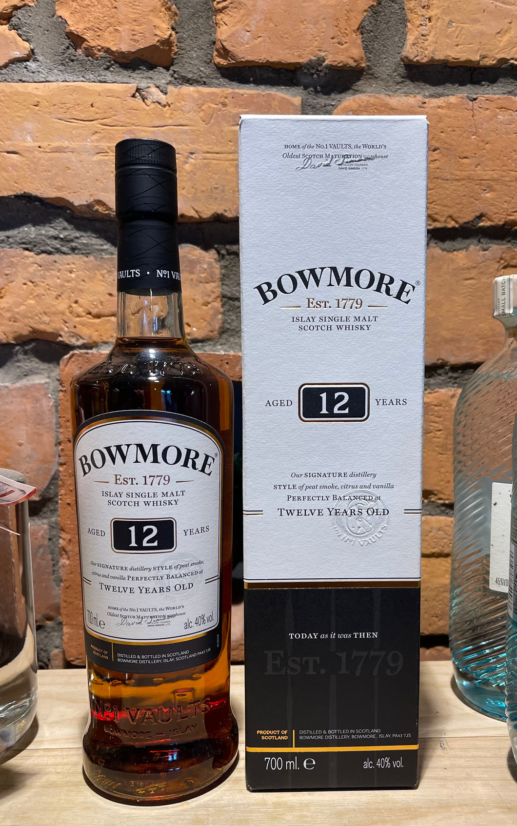 Bowmore 12yo Islay Single Malt Whisky 70cl