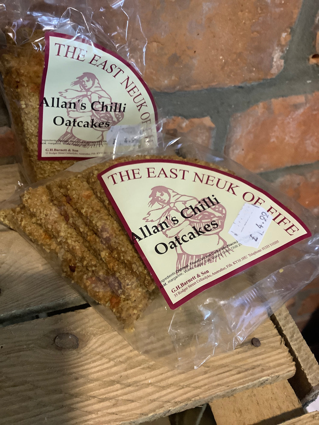 Allan’s Chilli Oatcakes