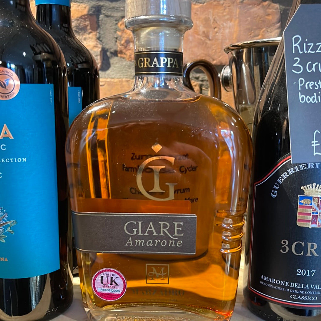 Giare Grappa di Reserva Amarone, 70cl, 41%