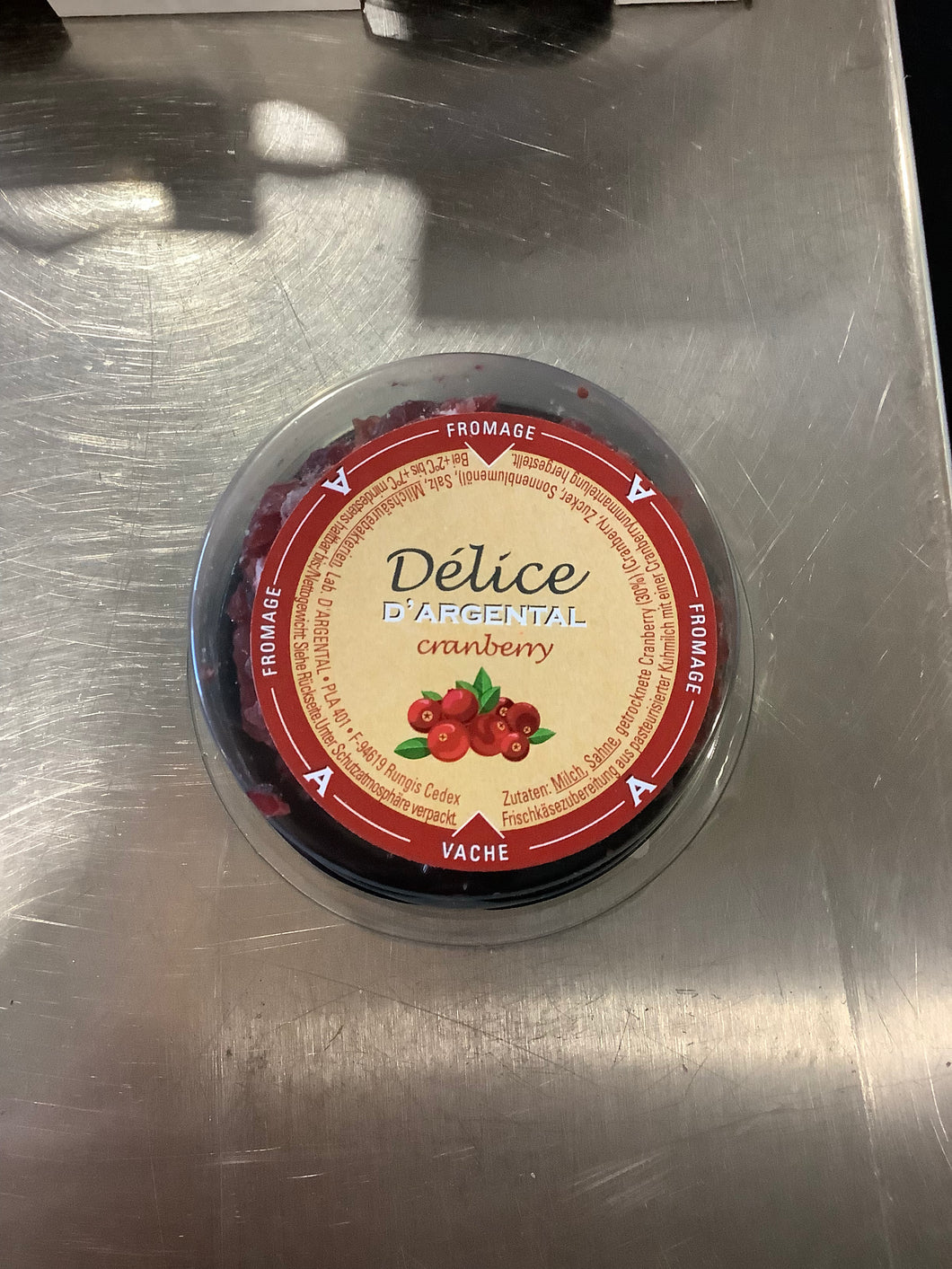Delice D’argental cranberry
