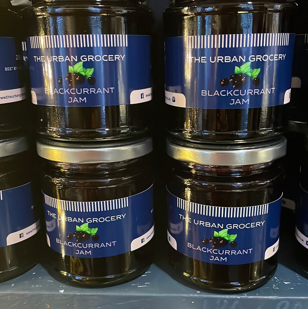 The Urban Grocery Preserve ~ Blackcurrant Jam 300g TUG