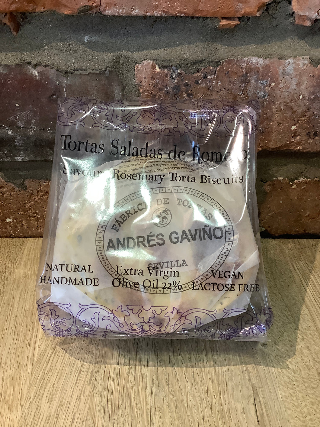 Gavino Tortas Olive Oil Saladas de Romero 170g