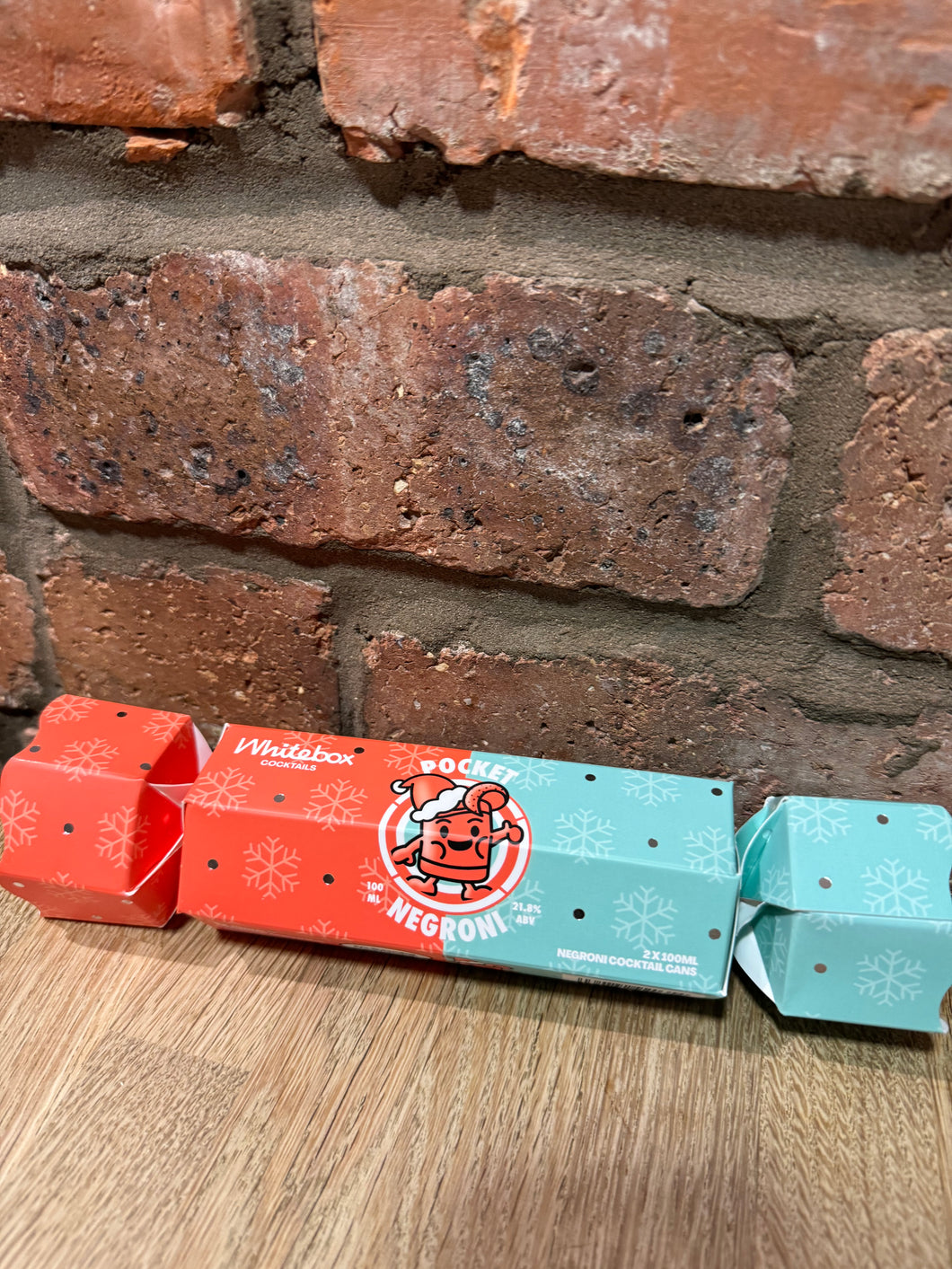 Whitebox Cocktails - pocket Negroni Xmas crackers