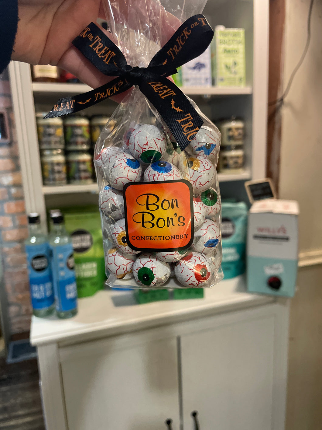 Halloween Milk Chocolate Eye Balls Bon Bon’s Confectionery 180g