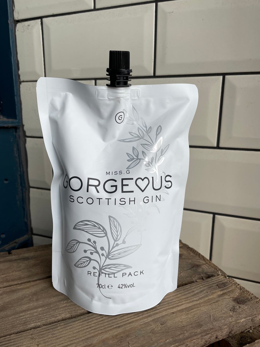 Miss G Gorgeous Scottish Gin Refill Pack, 42% ABV, 70cl