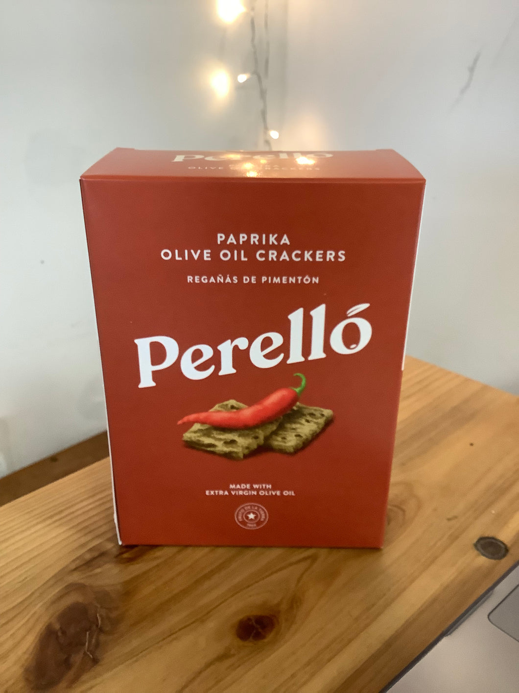 Perello Paprika Olive Oil Crackers