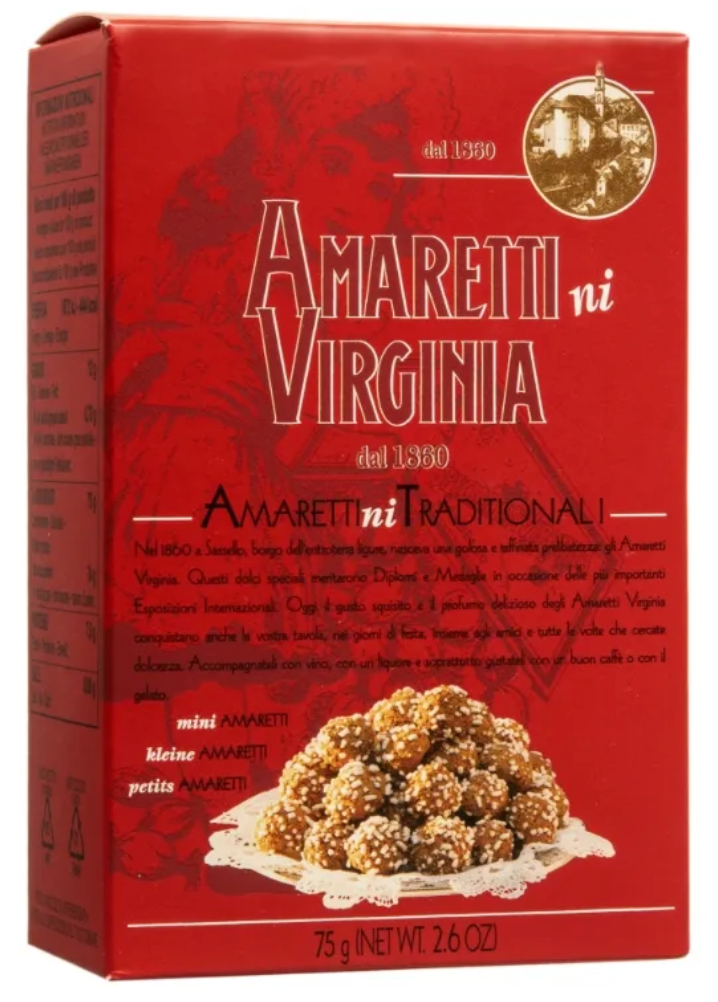 Amaretti Virginia Crunchy Small Box 75g