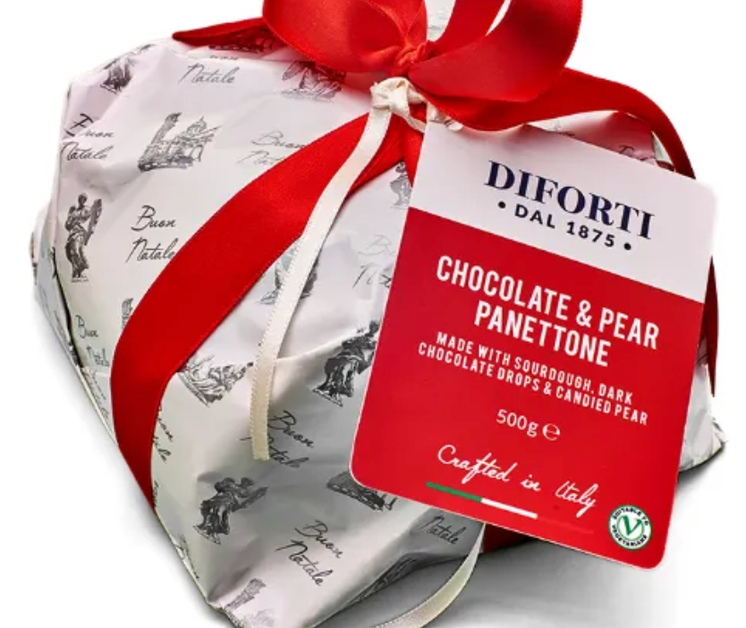 Diforti Pear & Chocolate Panettone 500g