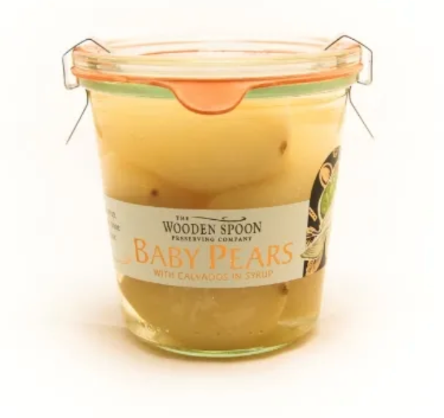 Wooden Spoon Baby Pears with Calvados Kilner 300g