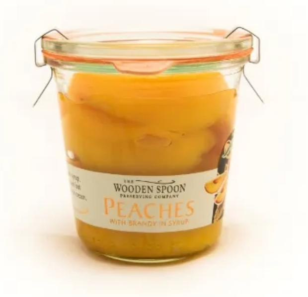 Wooden Spoon Baby Peaches with Brandy Kilner 300g