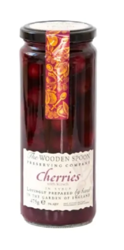 Wooden Spoon Cherries with Kirsch 565g