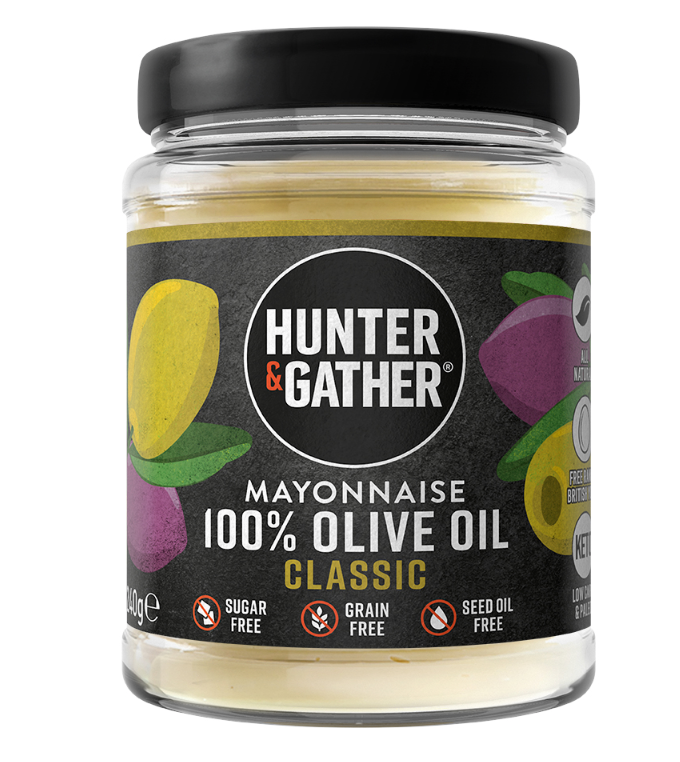 Hunter and gather olive oil classic mayonnaise 250g