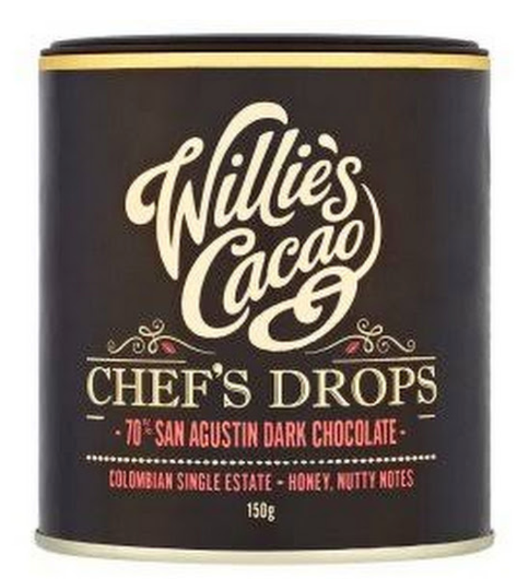 Willie's Cacao - Chef's Drops San Agustin 70% Cacao 150g
