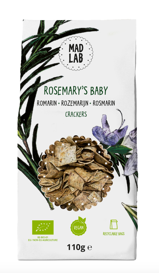 Mad Lab - Rosemary’s Baby - Rosemary crackers 110g
