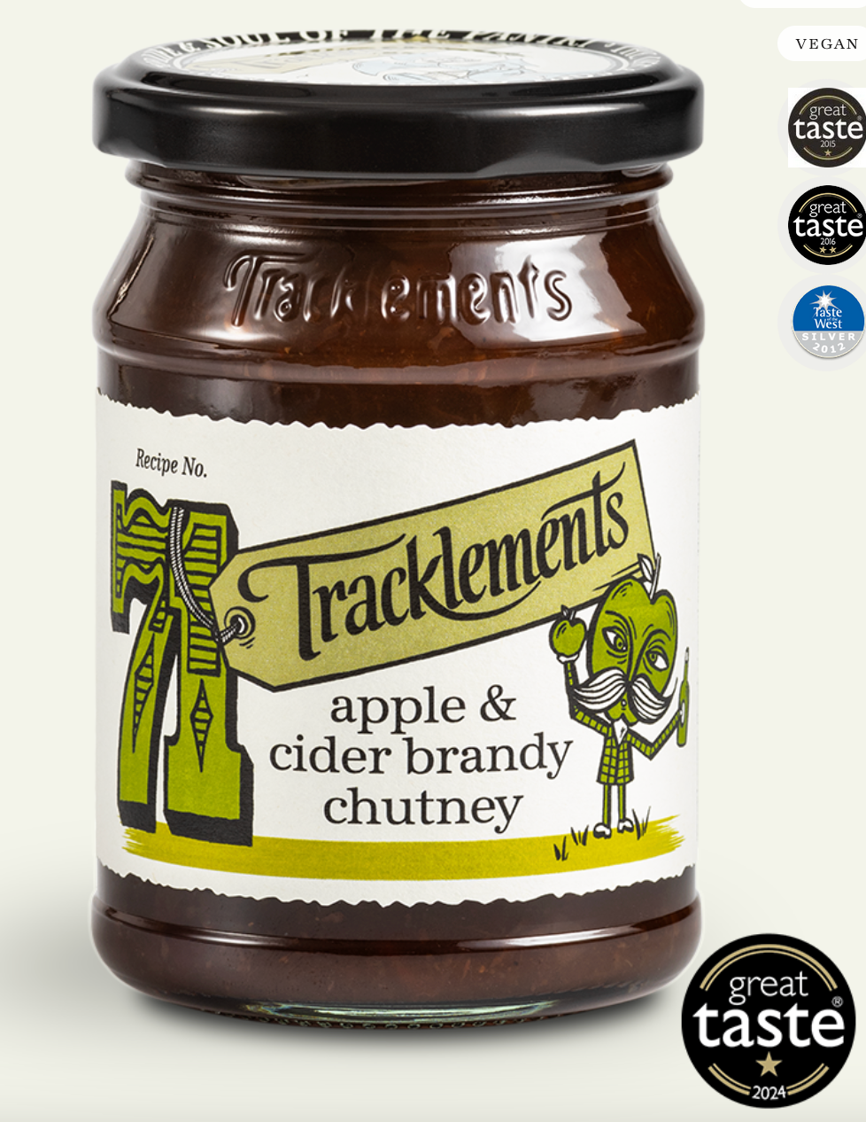 Tracklements Apple & Cider Brandy Chutney 270g