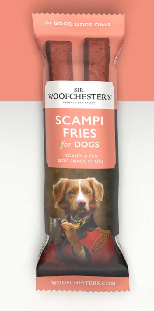 Sir Woofchester's, Scampi Fries, 32g, Dog Treats