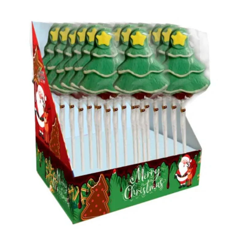 Christmas Tree Lolly Pop Chocolate 40g