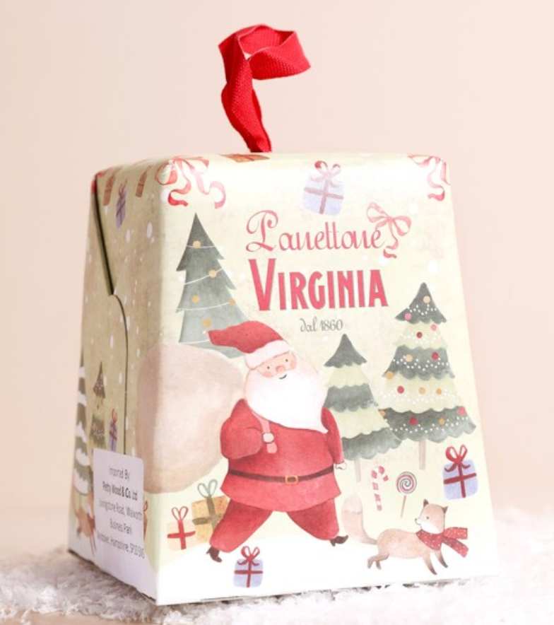Virginia Mini Panettone Hanging Gift Box Italian Cake 100g