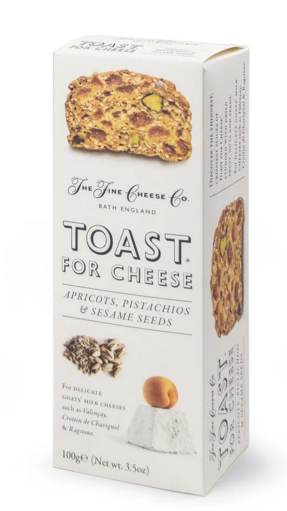 The Fine Cheese Co Toast for Cheese Apricots, Pistachios & Sesame Seeds125g