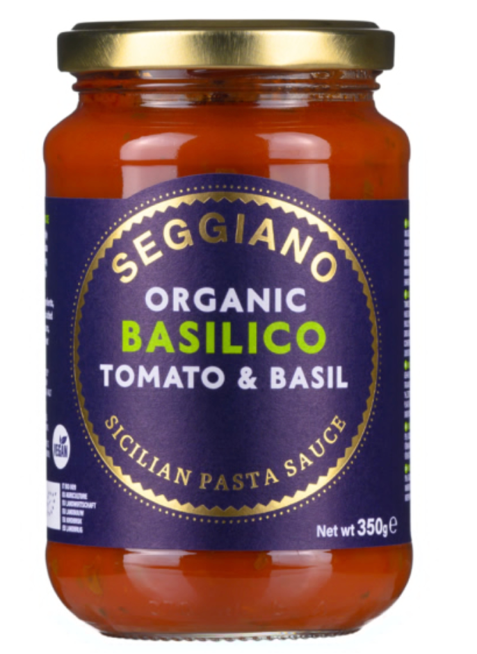 Seggiano Basil Pasta Sauce, Organic 350g