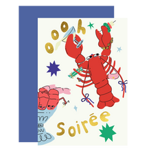 Load image into Gallery viewer, Christmas card 2025 - A Christmas soirée U.K greeting card
